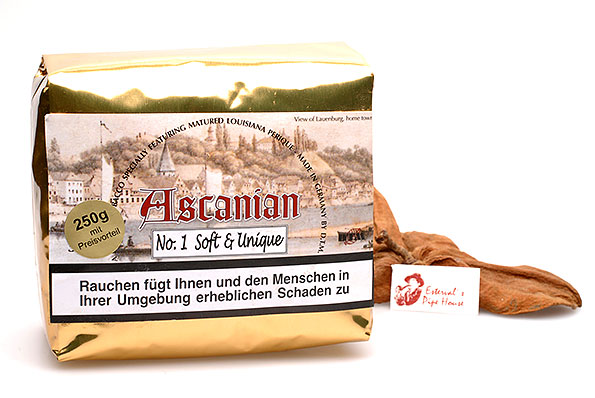 Ascanian No. 1 Riverside Blend Pfeifentabak 250g Sparpaket Ascanian No. 1 Riverside Blend Pfeifentabak 250g Sparpaket